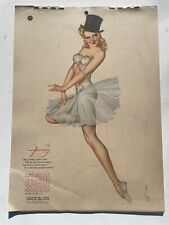 Original January 1946 Esquire Pinup Girl Calendar Page by Varga picture