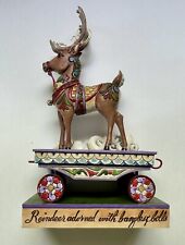 Jim Shore Heartwood 2009 -  Winter Wishes Speeding Your Way Reindeer Train picture