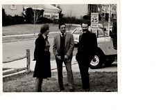 FRANCES & G.GORDON LIDDY MIKE WALLACE PORTRAIT 1974 CBS TV ORIG VINTAGE Photo Y1 picture