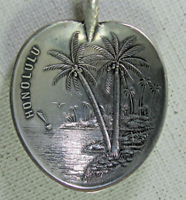 Harry Culman Honolulu Hawaii Sterling Silver Souvenir Spoon picture
