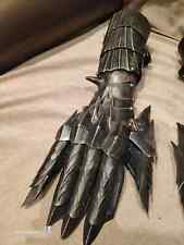 Medieval Nazgul Gauntlets Knight Nazgul Large Pair Of Gauntlets Knight LOTR picture