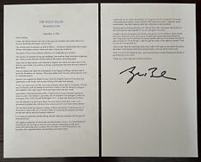 George W. Bush SIGNED Autograph Typescript 9/11 September 11 Oval Office Speech picture