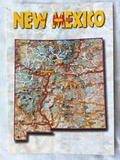 New Mexico State Highway Map Postcard National Parks Monuments UNPOSTED picture