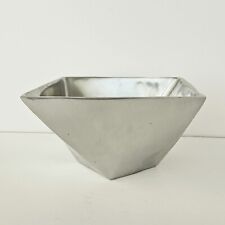 Holland Boone Vintage Polished Pewter Square Serving/Decorative Bowl picture