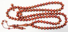 Islamic Prayer Beads 99 Tesbih Pink Royal Zulu Wood - UNIQUE - Museum Quality picture