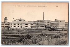 c1920's WL Douglas Shoe Factory View Brockton Massachusetts MA Unposted Postcard picture