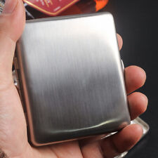 Cigarette Case Polished Stainless Holder Box for Regular Cigarettes Metal Steel picture