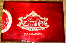 Cigar Box Wood Storage PEREZ CARRILLO TAA Exclusive 56 X 6 Guitar Craft 12.5x8.5 picture