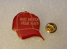 Trump 2024 MAGA Red Hat lapel pin picture