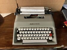 OLIVETTI  LETTERA 35 - PORTABLE TYPEWRITER - USED - WITH BAG picture