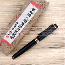 Long Stock Rare Vintage CHINA HUASHI 90 Fountain Pens Oversize Pen Have Box picture