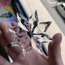 Suncatcher Fengshui Faceted Prism Clear Snowflake Car Hanging Chandelier Pendant picture