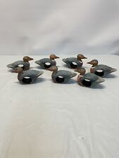 Lot Of 7 Hand Painted Wooden Duck Napkin Holders picture