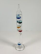 Galileo Glass Thermometer 12 Inches with Multicolor Floating Balls Office Table  picture