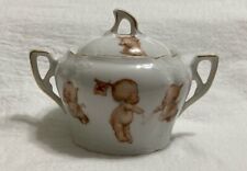 Kewpie Sugar Bowl+Lid Rose O’Neill Wilson Bavaria Child’s Tea Set ~4.25 X 3 picture