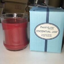 Partylite SWEET STRAWBERRY SCENTED ESSENTIAL Jar Candle   NIB picture