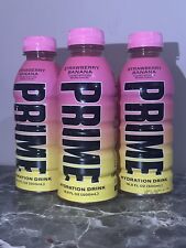 NEW FLAVOR PRIME HYDRATION DRINK STRAWBERRY BANANA One FULL 16.9 FL OZ BOTTLE picture