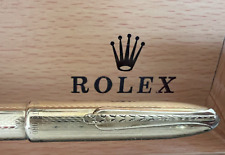 Rolex Pen Fountain Pen Plated Gold 18K Pen Gold Marking Piston Antique 1940 picture