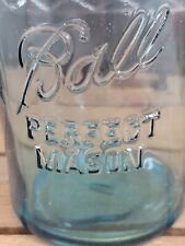 Vintage Teal Ball The Perfect Mason Jar Quqrt #1 EUC picture