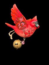 2012 Jim Shore Jingle Birds Cardinal Hanging Ornament-- EUC -No Box picture