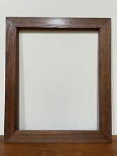 Rare AQ-VTG Large Striped Pattern Solid Wooden Art Frame 25.5”Lx20”Hx1”W-Brown picture