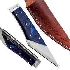 Handmade D2 Steel Blade, Multi Color Handle Kiridashi Knife, Survival Knife;5953 picture