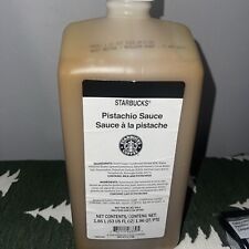 Starbucks Pistachio Sauce 63oz New & Sealed BB May 2024 picture