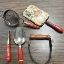Vtg Red Handle EKCO A & J Androck Pastry Tomato Cutter Lot Kitchen Tools picture