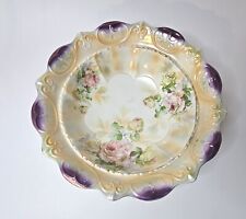 Fabulous IPF Germany Luster Large Serving Bowl Mother of Pearl Finish Excellent picture
