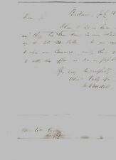 1838 Baltimore Md Stampless Cover/Letter to Culpeper VA picture