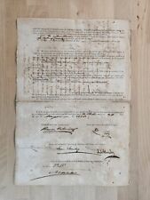 ANTIQUE 1866 CHINA CHINESE SLAVES HAVANA CUBA CONTRACT DOCUMENT SIGNED picture