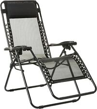 Outdoor Adjustable Zero Gravity Folding Reclining Lounge Chair with Pillow picture