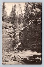 Leadville CO-Colorado, Looking Down Stream, Twin Lakes, Vintage Postcard picture