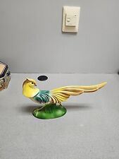 1950’s Vintage Maddux Of California Glossy Ceramic Pheasant Bird With Long Tail picture