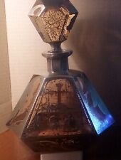 Vintage Silver Overlay Scotch Decanter picture