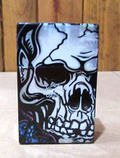 Cigarette Box, Creative Pattern Skull Acrylic Cigarette Case, 20 Cigarette Size picture