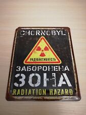 New nameplate decor Chernobyl LIQUIDATOR USSR Union Nuclear Tragedy 1986 ( 2 ) picture