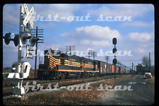 R DUPLICATE SLIDE - Nickel Plate Road NKP 807 GP-9 Action at Leipsic  OH 1960 picture