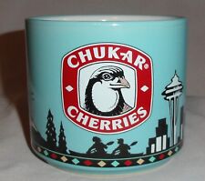 NICE Chukar Cherries Ceramic Coffee Mug/Cup ~ Seattle WA ~ Space Needle  picture