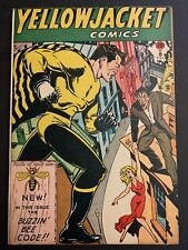 Yellowjacket Comics 8 FN+ -- Scarce Charlton Golden Age, Early 