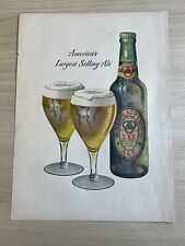 Ballantine's Ale Beer America New Jersey 1947 Vintage Print Ad Life Magazine picture