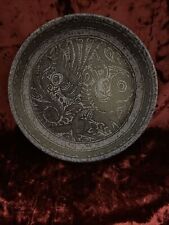 Taxco Folk Art Pottery Felix Tissot MCM Vintage Blue Mexican Plate picture