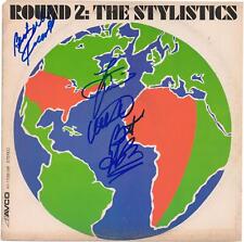 The Stylistics Autographed Round 2 Album with 4 Signatures BAS picture