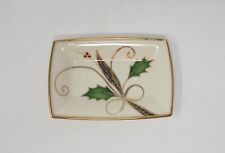 Vintage Lenox China Holiday Nouveau Gold Soap Dish Holiday Pattern Retired NWOT  picture