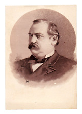 c.1884 US President Grover Cleveland Campaign Trade Card Union Mfg. Bangor ME picture