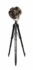 Vintage searchlight spotlight retro floor lamp with black tripod stand gift item picture