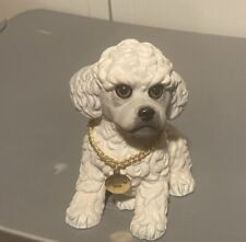 Vintage 1985 Purebred Pets By Kathy Wise For Enesco -Poodle Figurine W/ Collar picture