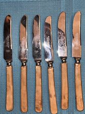 6 F.A. Kirk (Cutlers) Forged Stainless Steel Knifes Bakelite Sheffield England picture