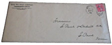 JANUARY 1898 ERIE RAILROAD TREASURER'S OFFICE USED COMPANY ENVELOPE picture