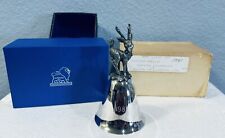 Sheridan Silverplate Taunton Reindeer Bell 1981 Christmas Vintage with Box picture